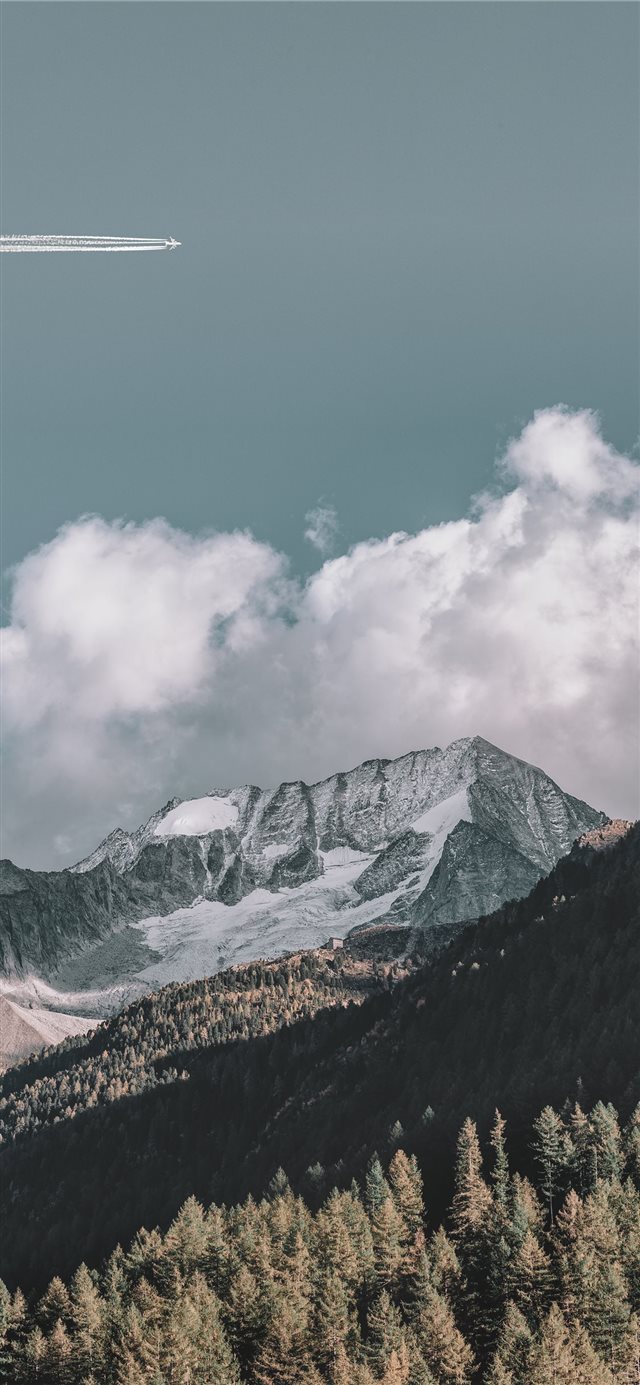 1125x2436 Nature and technique - mountain iPhone X Wallpaper