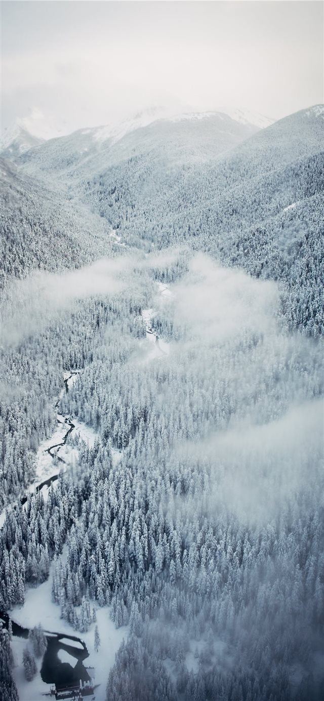 1125x2436 Whislter Peak2Peak - snow iPhone X Wallpaper