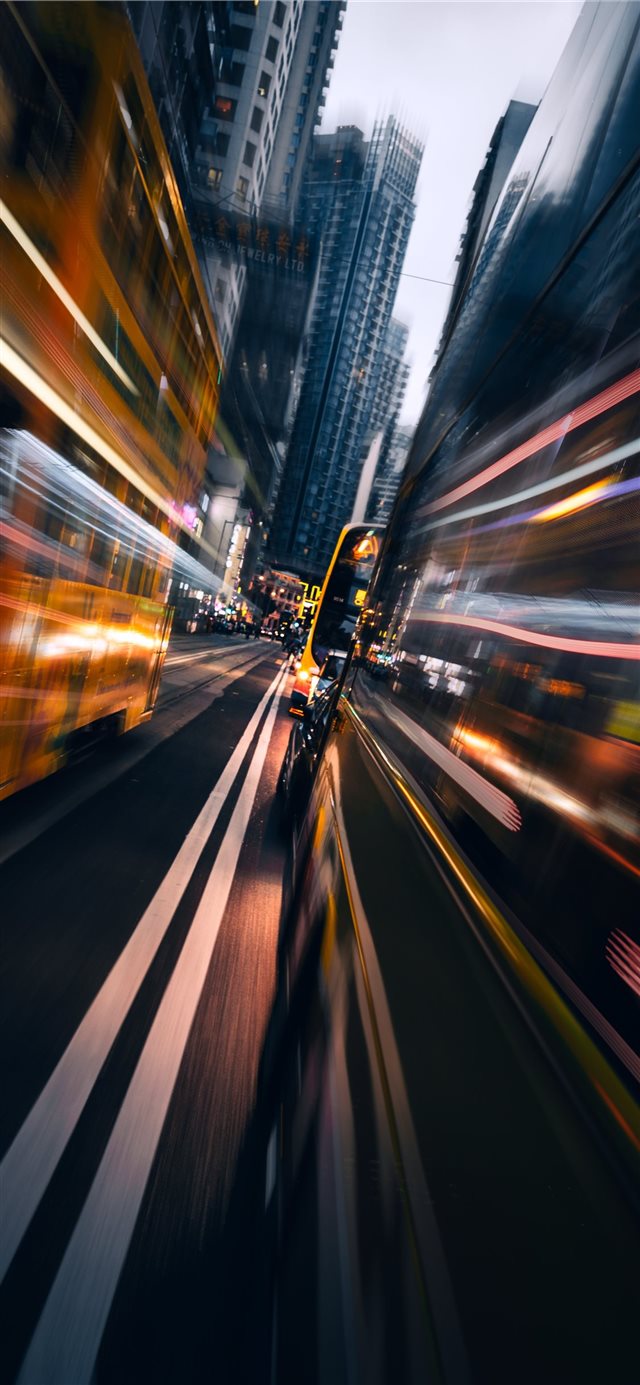 1125x2436 In Between Lanes - street iPhone X Wallpaper