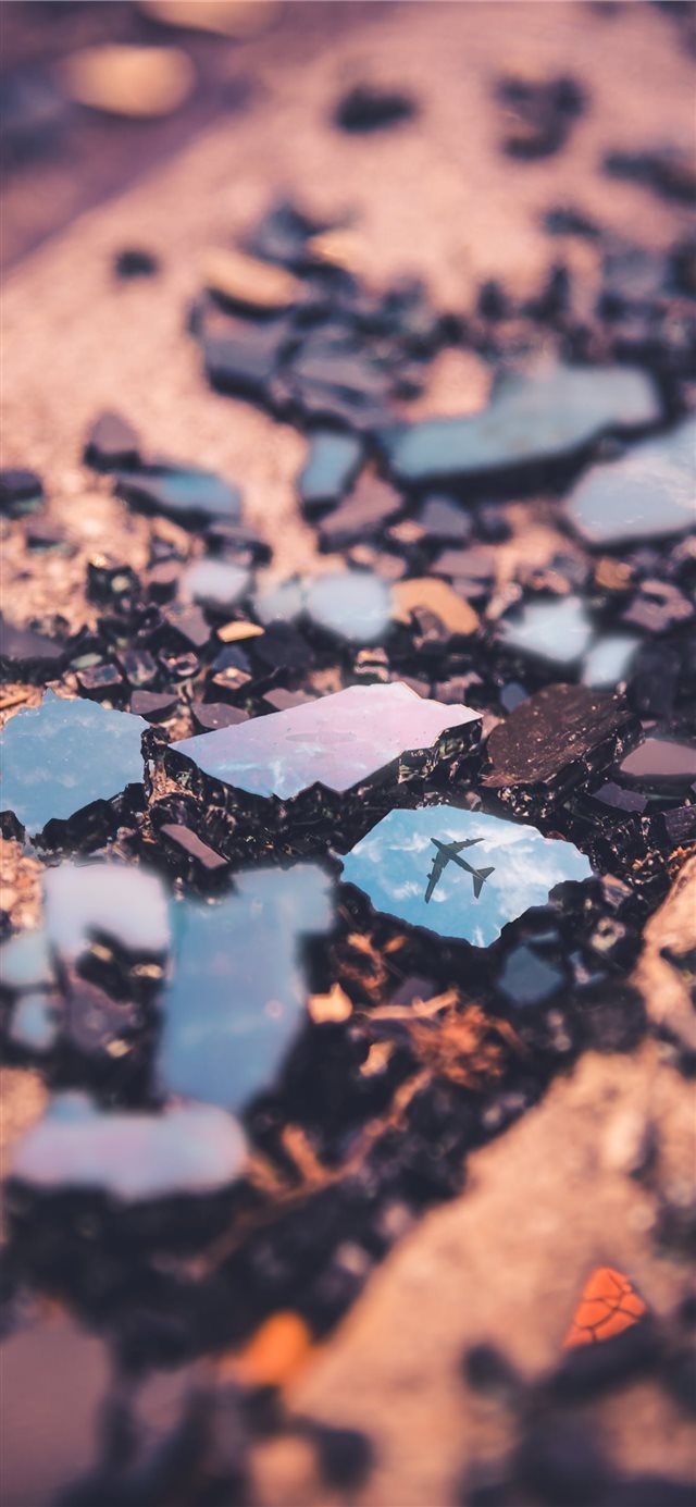 1125x2436 Reflections of the flight  Chicago  United States - world iPhone X Wallpaper