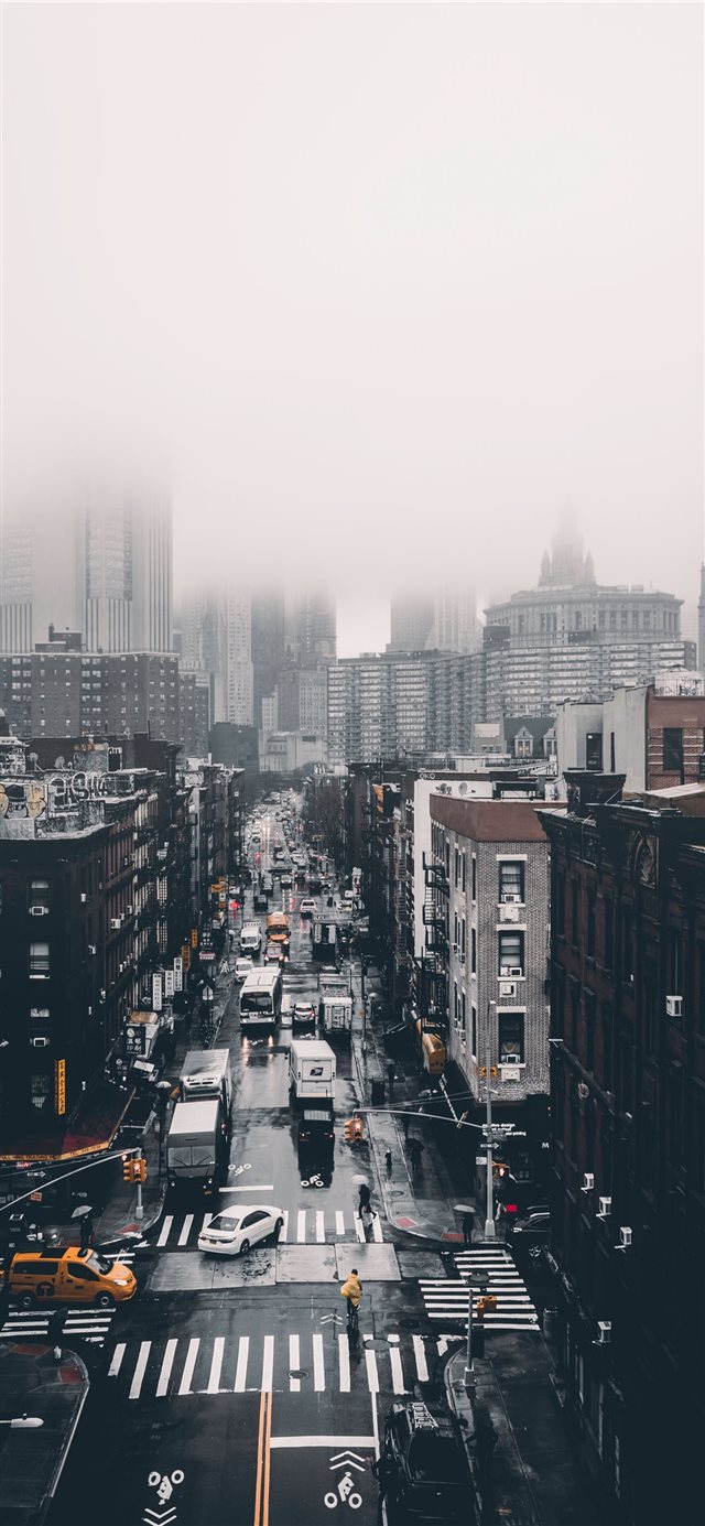 1125x2436 Foggy Day  -  iPhone X Wallpaper
