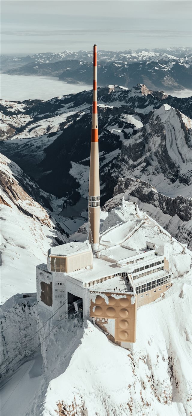 1125x2436 The Säntis - switzerland iPhone X Wallpaper