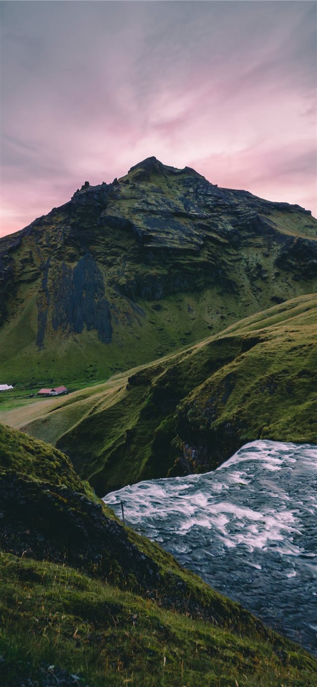 1125x2436 Skògafoss - iceland iPhone X Wallpaper