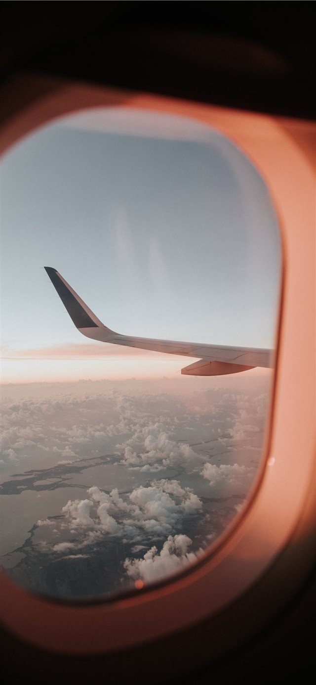 1125x2436 white airplane -  iPhone X Wallpaper