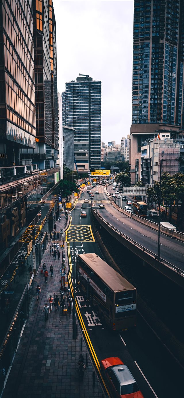 1125x2436 Lost in the City - freeway iPhone X Wallpaper
