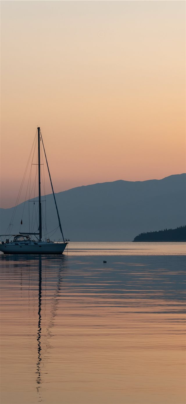 1125x2436 Perfect sunrise - vessel iPhone X Wallpaper