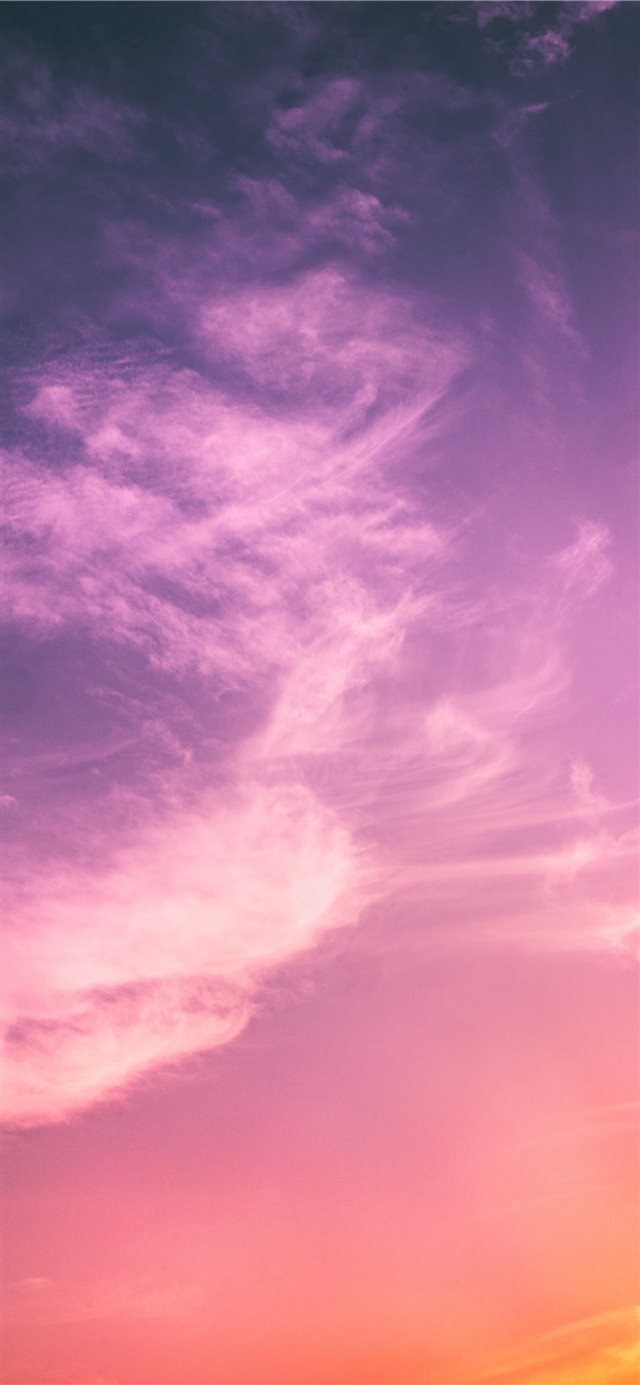 1125x2436 white clouds - weather iPhone X Wallpaper