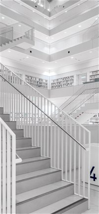Stuttgart libary – stairs  Stuttgart  Germany wallpaper