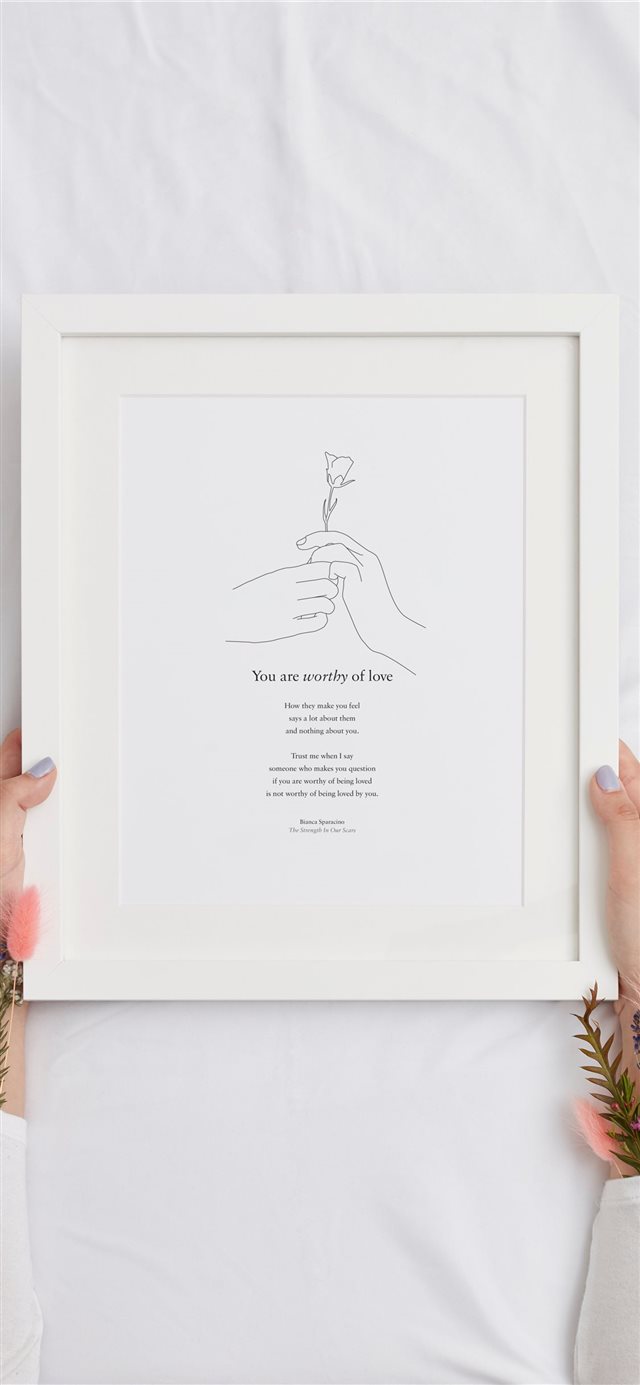 1125x2436 Poem from Bianca Sparacino  print from shopcatalog... -  iPhone X Wallpaper