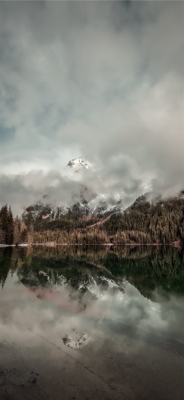 1125x2436 Lake Antholz  where the Biathlon World Championshi... - italy iPhone X Wallpaper