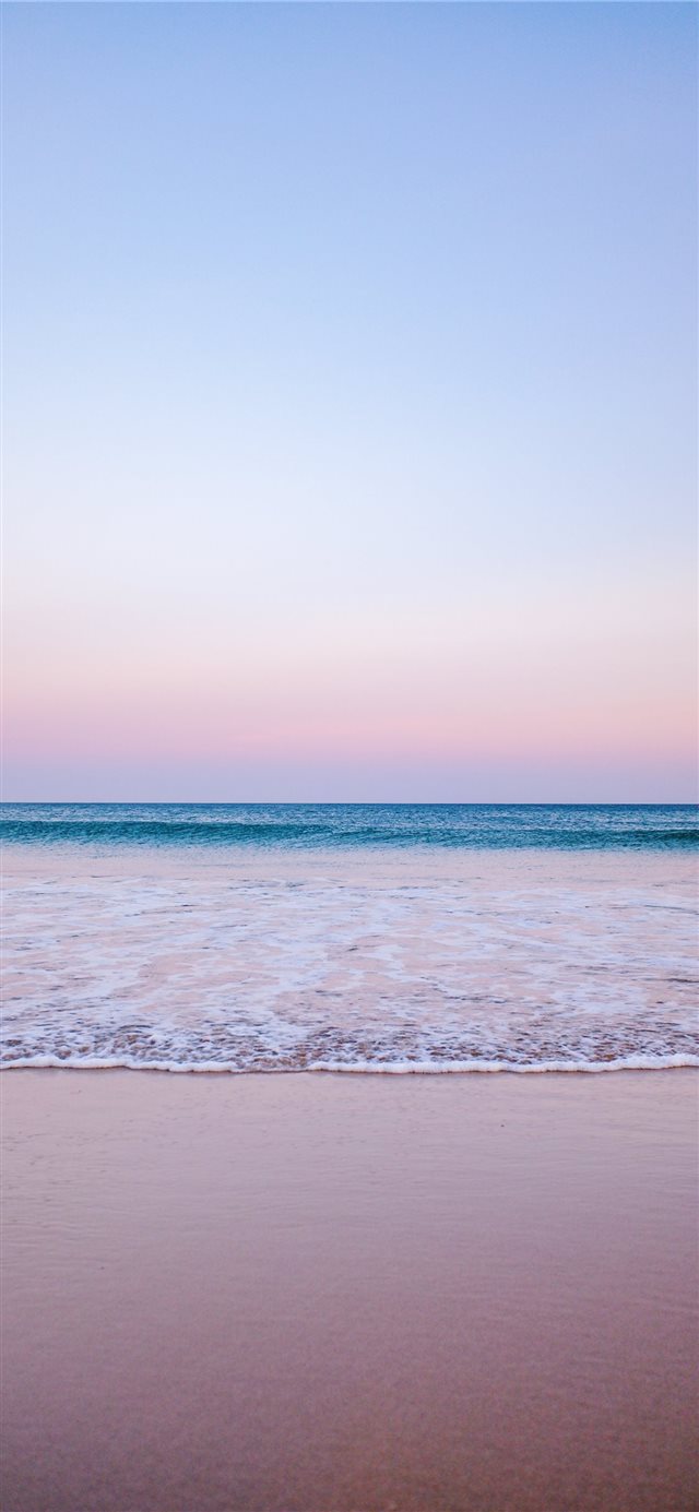 1125x2436 It was a beautiful but windy evening  with small w... - waves iPhone X Wallpaper