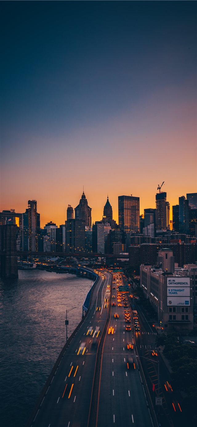 1125x2436 Manhattan Bridge  New York  United States - urban iPhone X Wallpaper