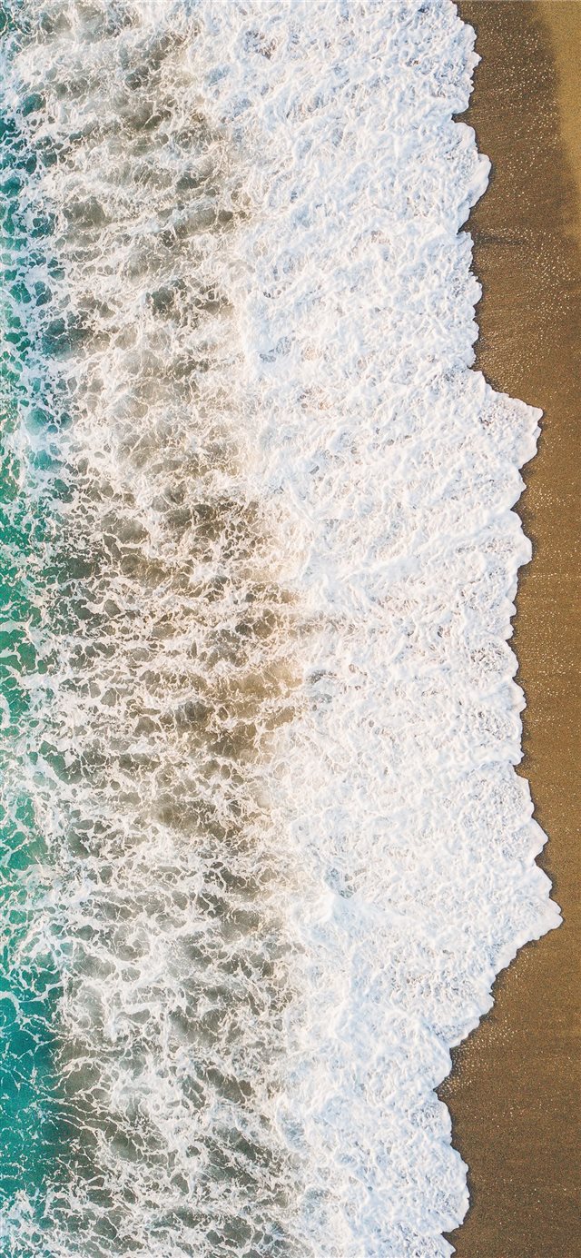 1125x2436 Wave after wave  - fun iPhone X Wallpaper