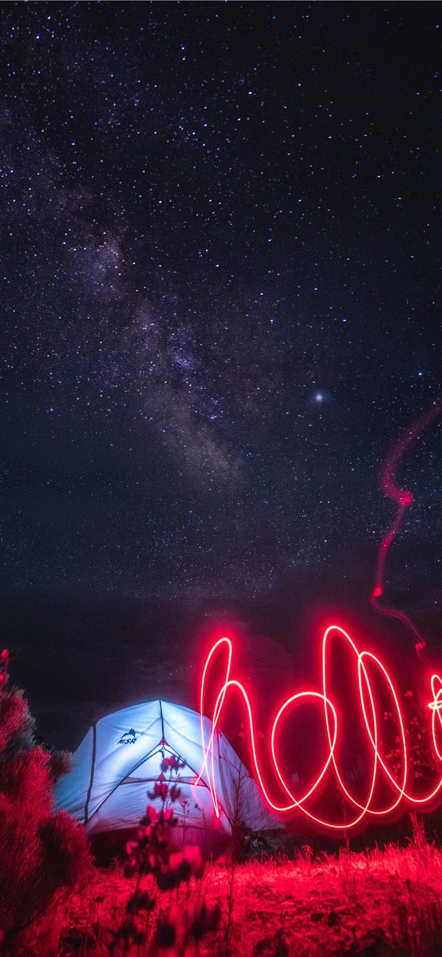 1125x2436 They said it was supposed to be heavy rain and thu... - neon iPhone X Wallpaper