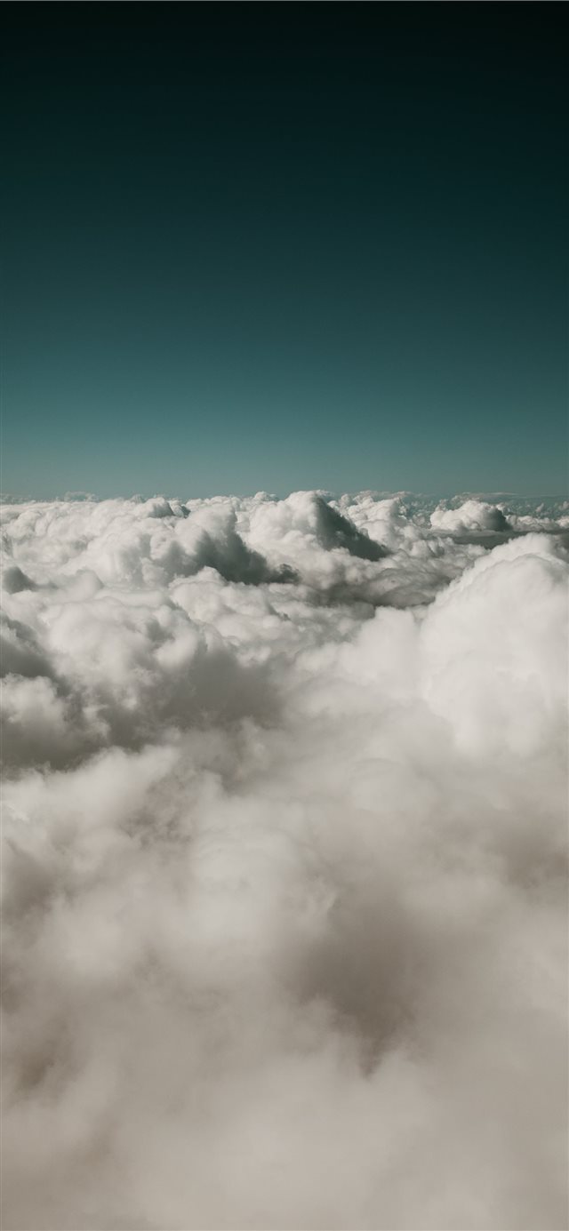 1125x2436 A simple shot out of an airplane  - scenery iPhone X Wallpaper