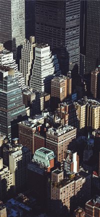 NYC looks like a sci fi toy city So unreal iPhone X(S/Max/R) wallpaper