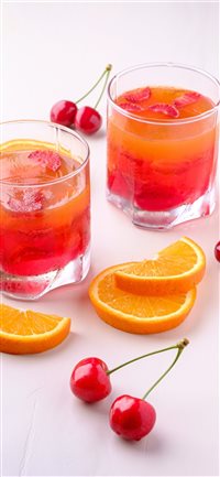 Jelly dessert with fruits wallpaper