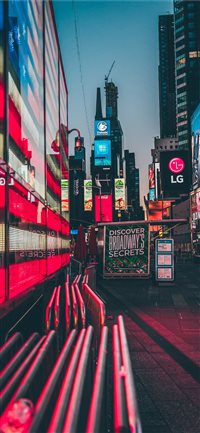 Times Square New York United States iPhone X(S/Max/R) wallpaper