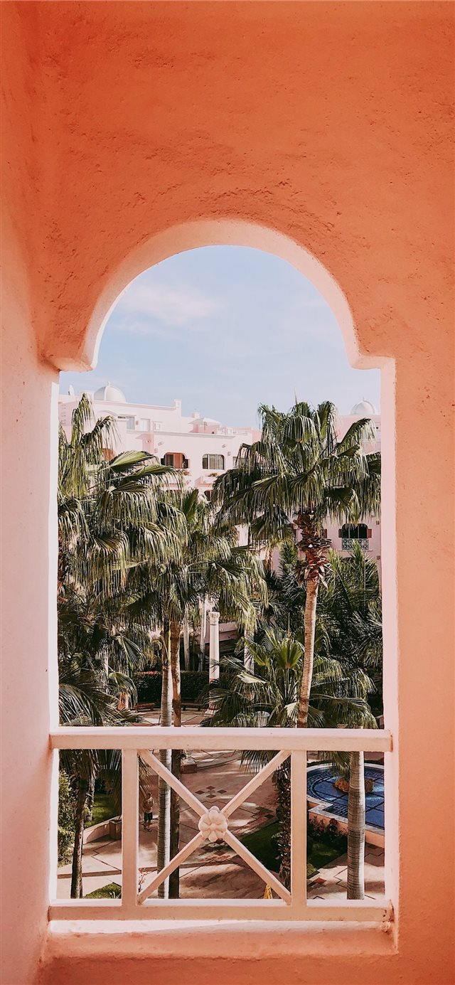 1125x2436 Pueblo Bonito Rose  Cabo San Lucas - window iPhone X Wallpaper