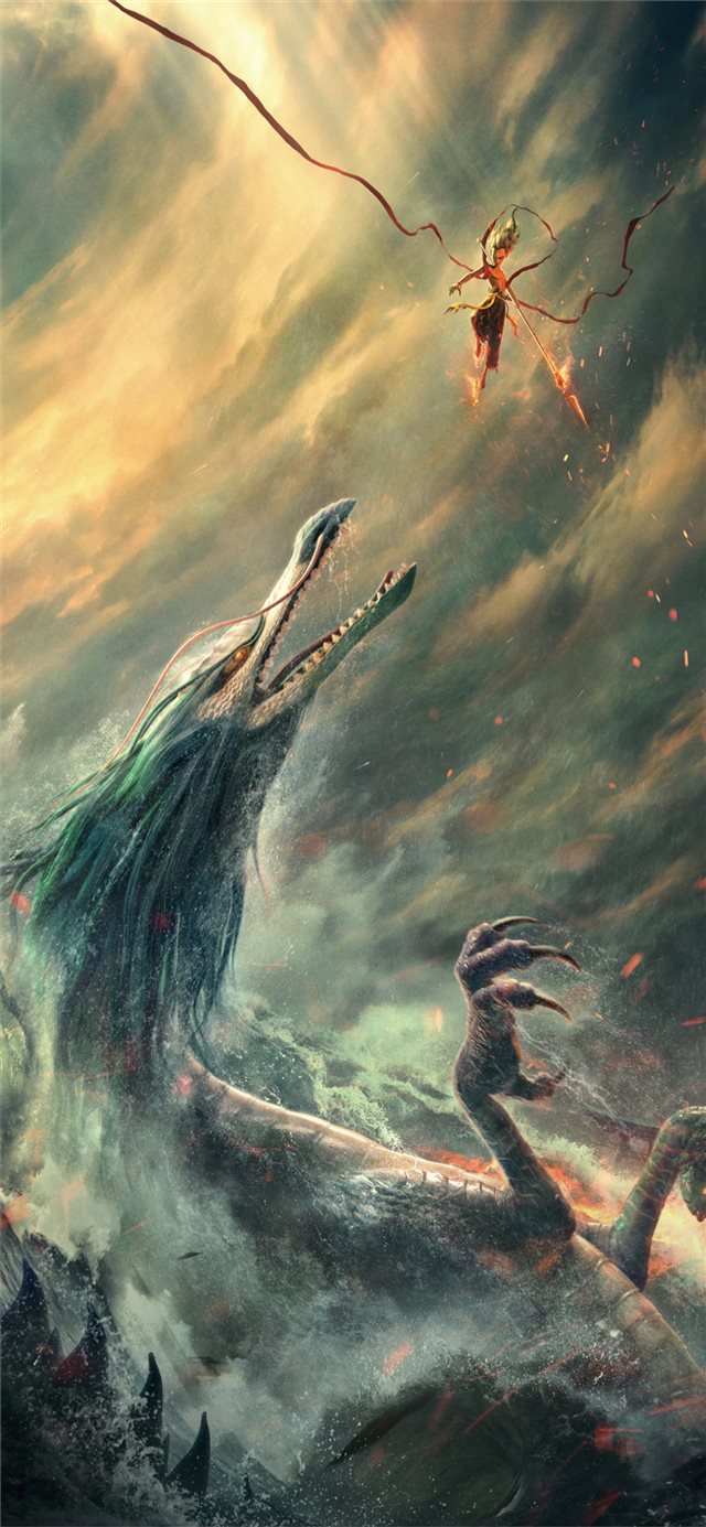 1125x2436 nezha 2019 - 5k iPhone X Wallpaper