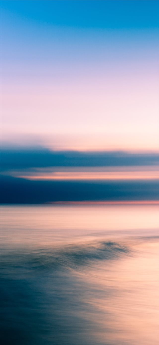 1125x2436 oceanside  San Diego  United States - red sky iPhone X Wallpaper