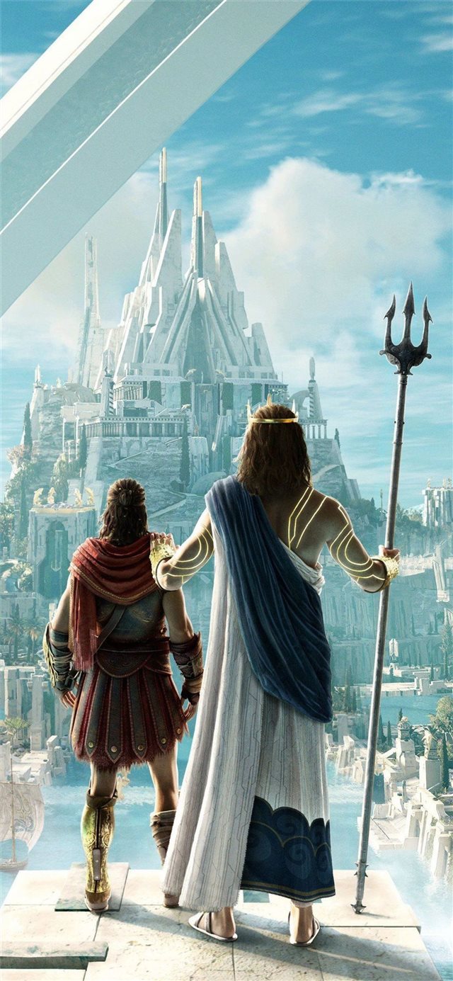 1125x2436 assassins creed odyssey the fate of atlantis episo... - 2019 games iPhone X Wallpaper