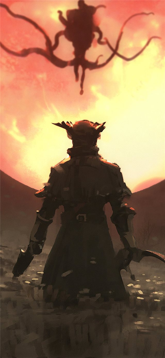 1125x2436 bloodborne game 4k - games iPhone X Wallpaper