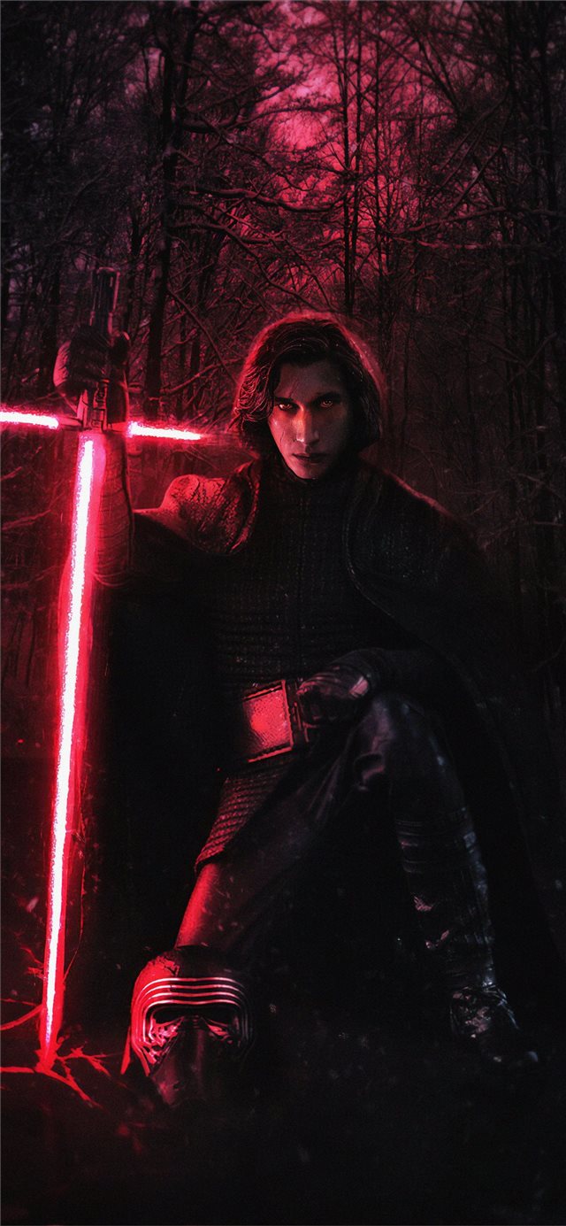 1125x2436 kylo ren 4k new - star wars iPhone X Wallpaper