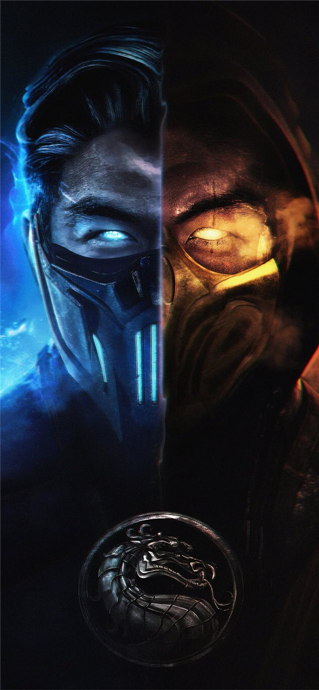 1125x2436 mortal kombat subzero and scorpion - scorpion iPhone X Wallpaper