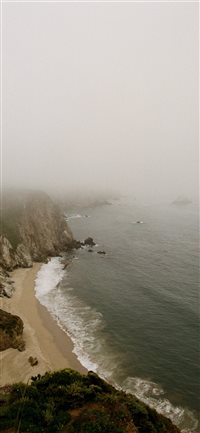 Big Sur on film wallpaper