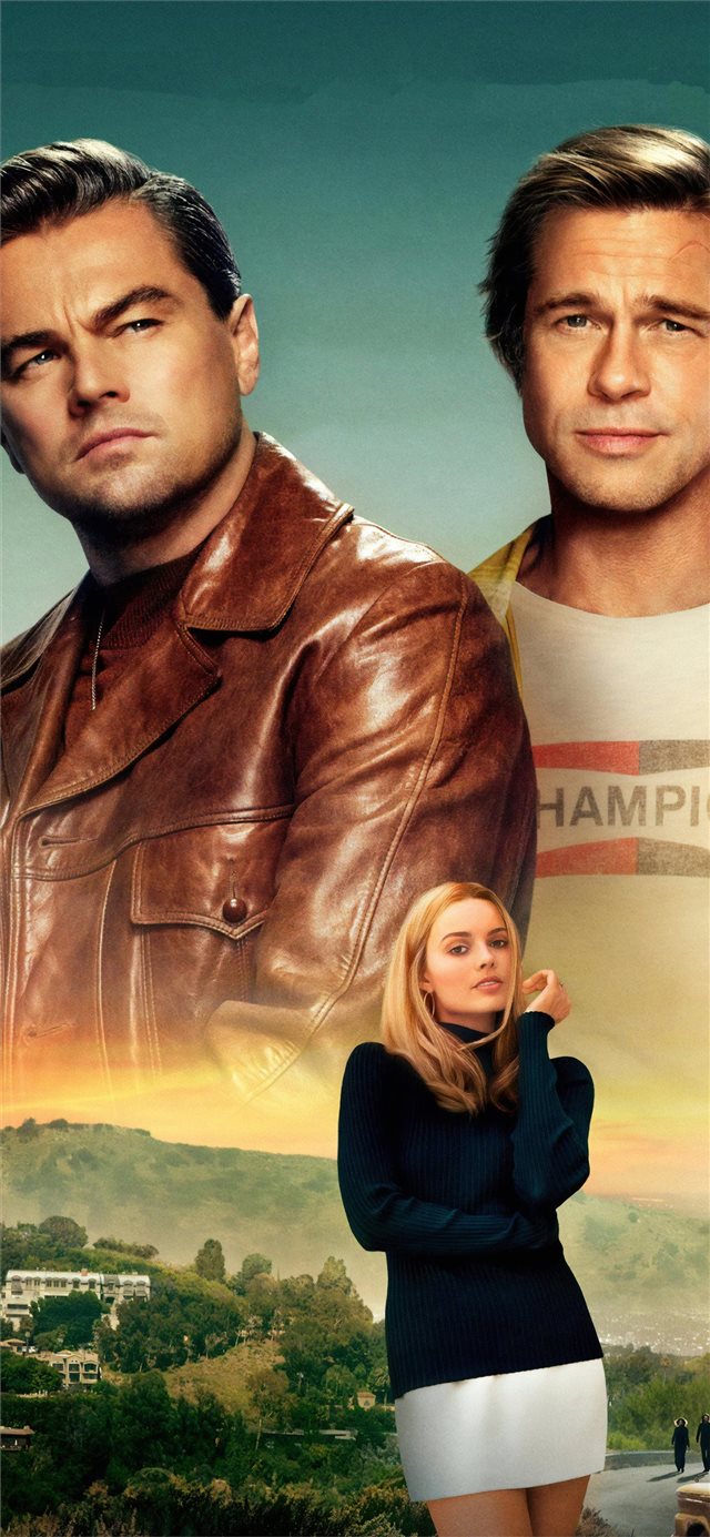 1125x2436 once upon a time in hollywood 4k 2019 - brad pitt iPhone X Wallpaper