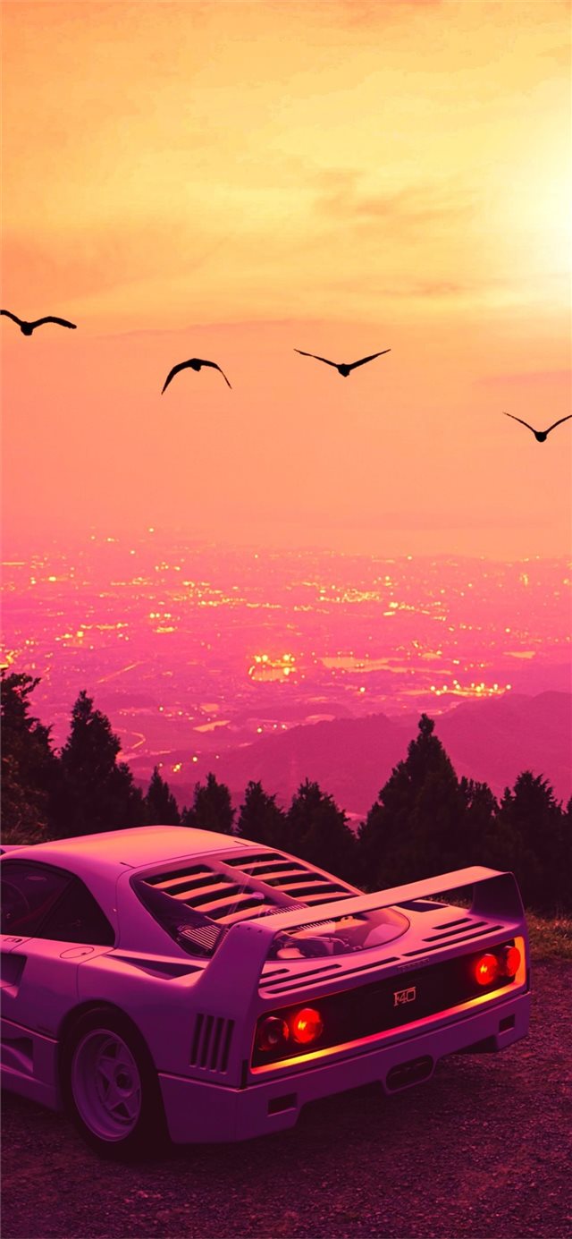 1125x2436 ferrari f40 gran turismo sport - gran turismo sport iPhone X Wallpaper