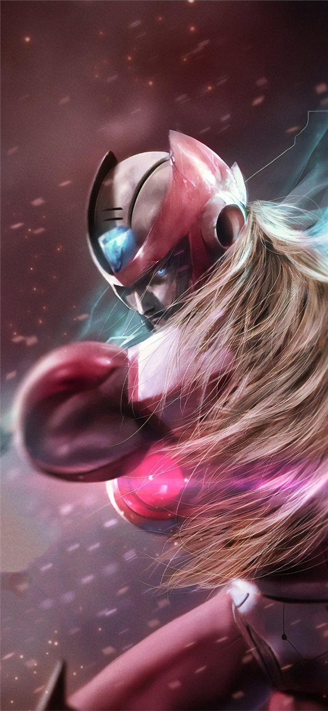 1125x2436 megaman x - artstation iPhone X Wallpaper