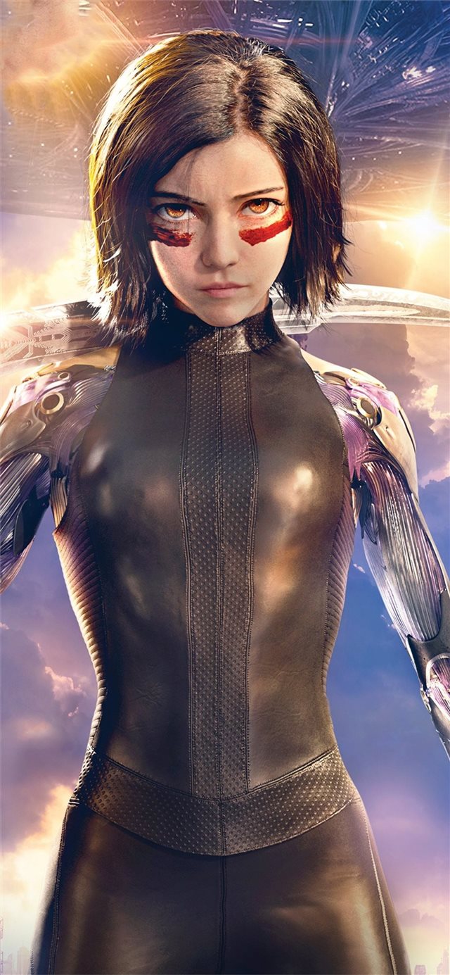 1125x2436 the alita battle angel 4k 2019 - 4k iPhone X Wallpaper