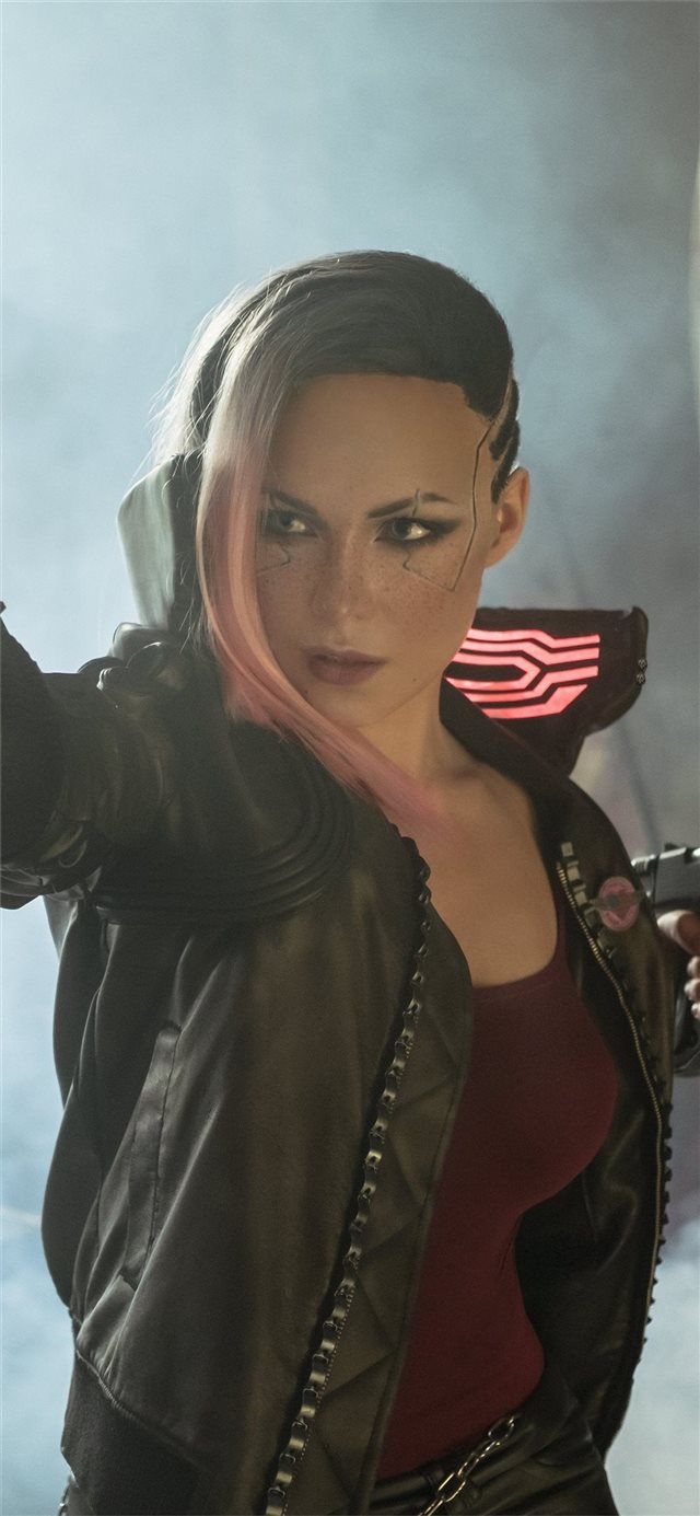 1125x2436 cyberpunk 2077 new cosplay - cosplay iPhone X Wallpaper