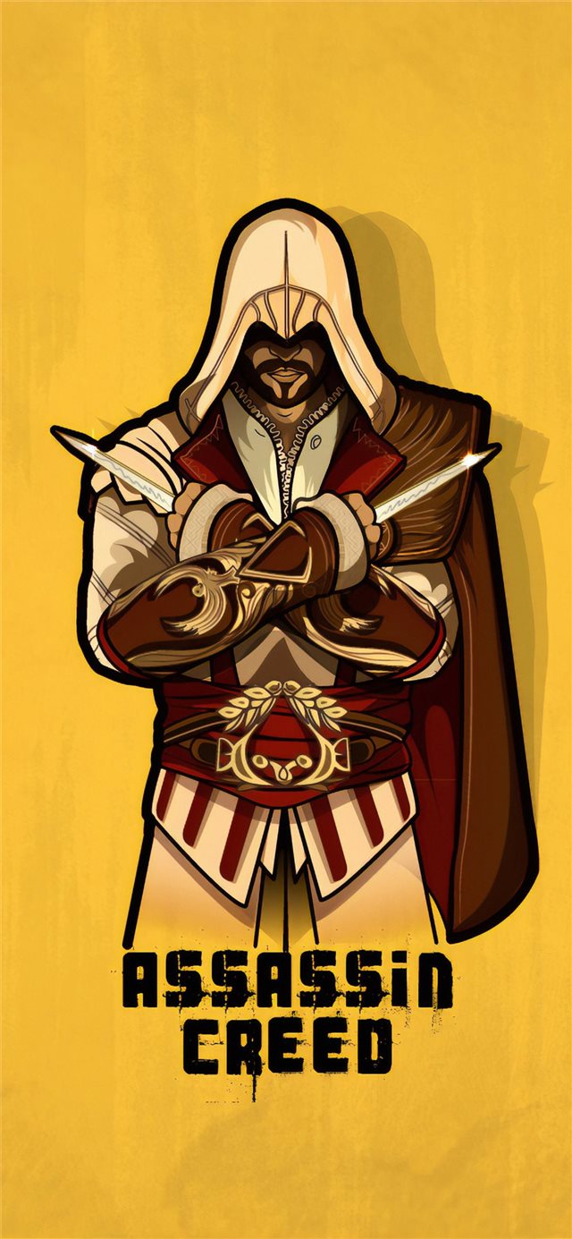 1125x2436 minimal assasins creed 4k - games iPhone X Wallpaper