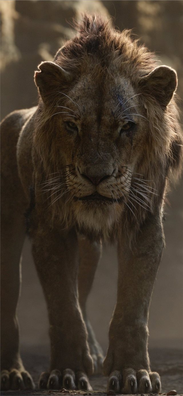 1125x2436 the lion king 2019 scar - lion iPhone X Wallpaper