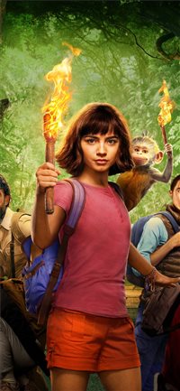 dora the explorer movie 8k wallpaper