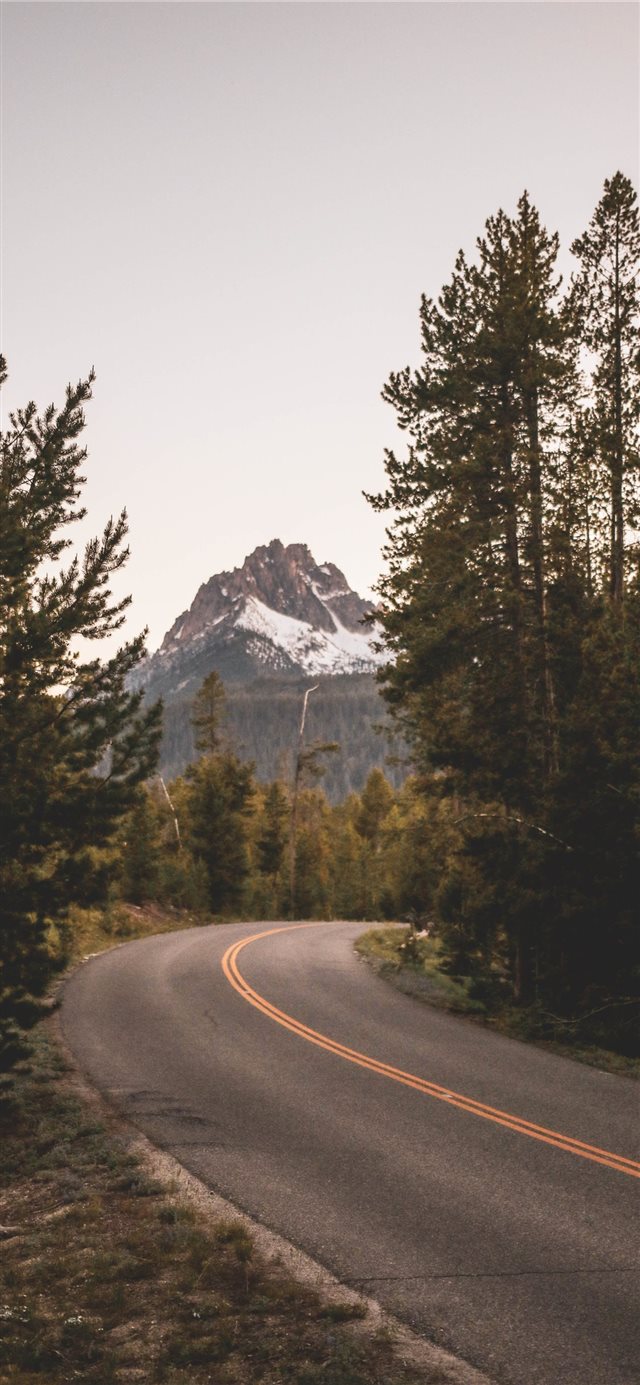 1125x2436 a road - asphalt iPhone X Wallpaper
