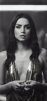 ana de armas monochrome 2019 wallpaper