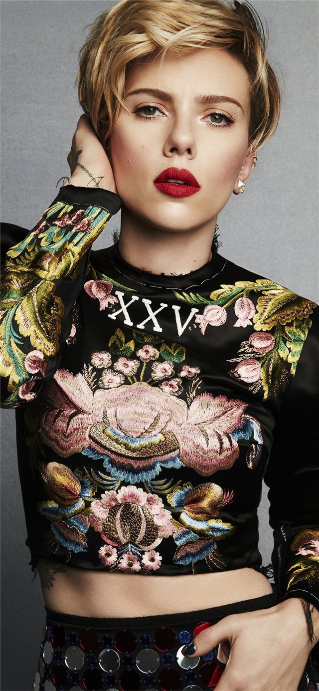 1125x2436 scarlett johansson new 2019 - celebrities iPhone X Wallpaper