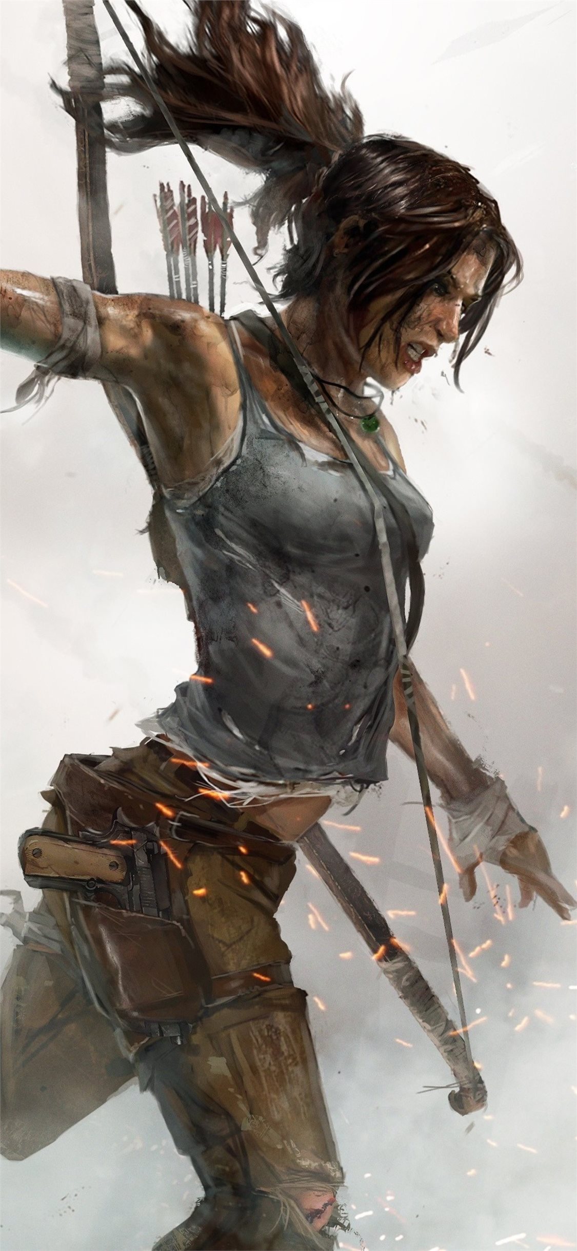 iphone xs rise of the tomb raider wallpaper