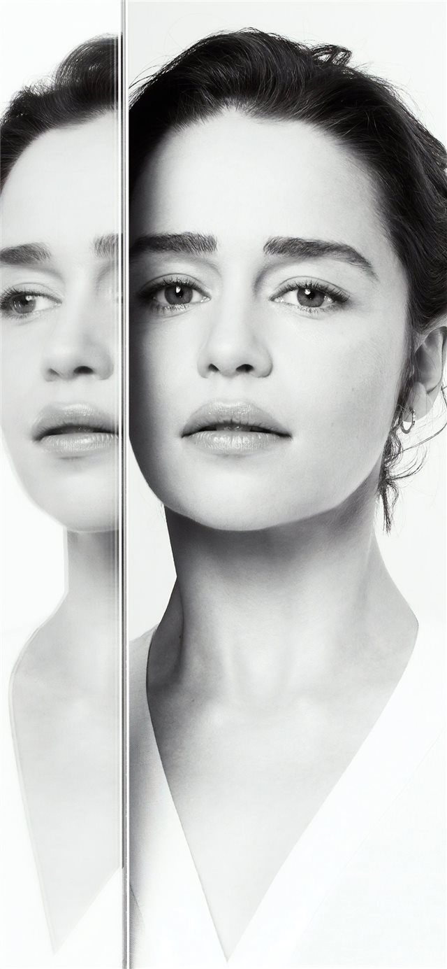 1125x2436 emilia clarke portrai sameyou charity - emilia clarke iPhone X Wallpaper