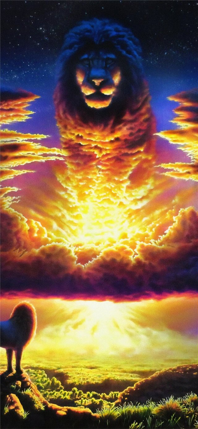 1125x2436 the lion king 2019 art - artstation iPhone X Wallpaper