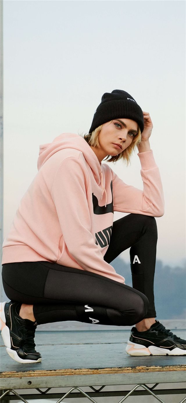 1125x2436 cara delevingne puma 8k 2019 - cara delevingne iPhone X Wallpaper