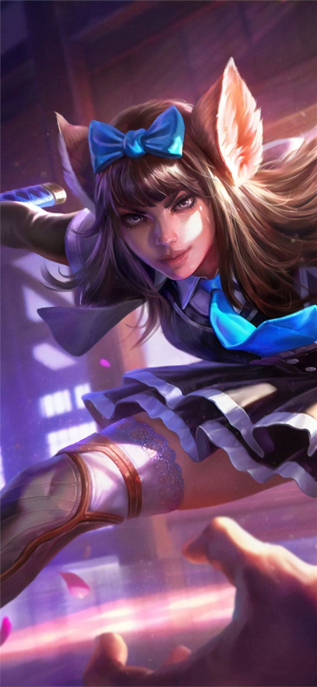 1125x2436 twilight miho vainglory 4k - 2019 games iPhone X Wallpaper