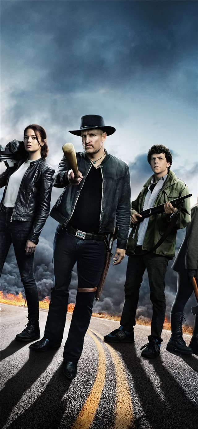 1125x2436 zombieland double tap 2019 4k - 2019 movies iPhone X Wallpaper