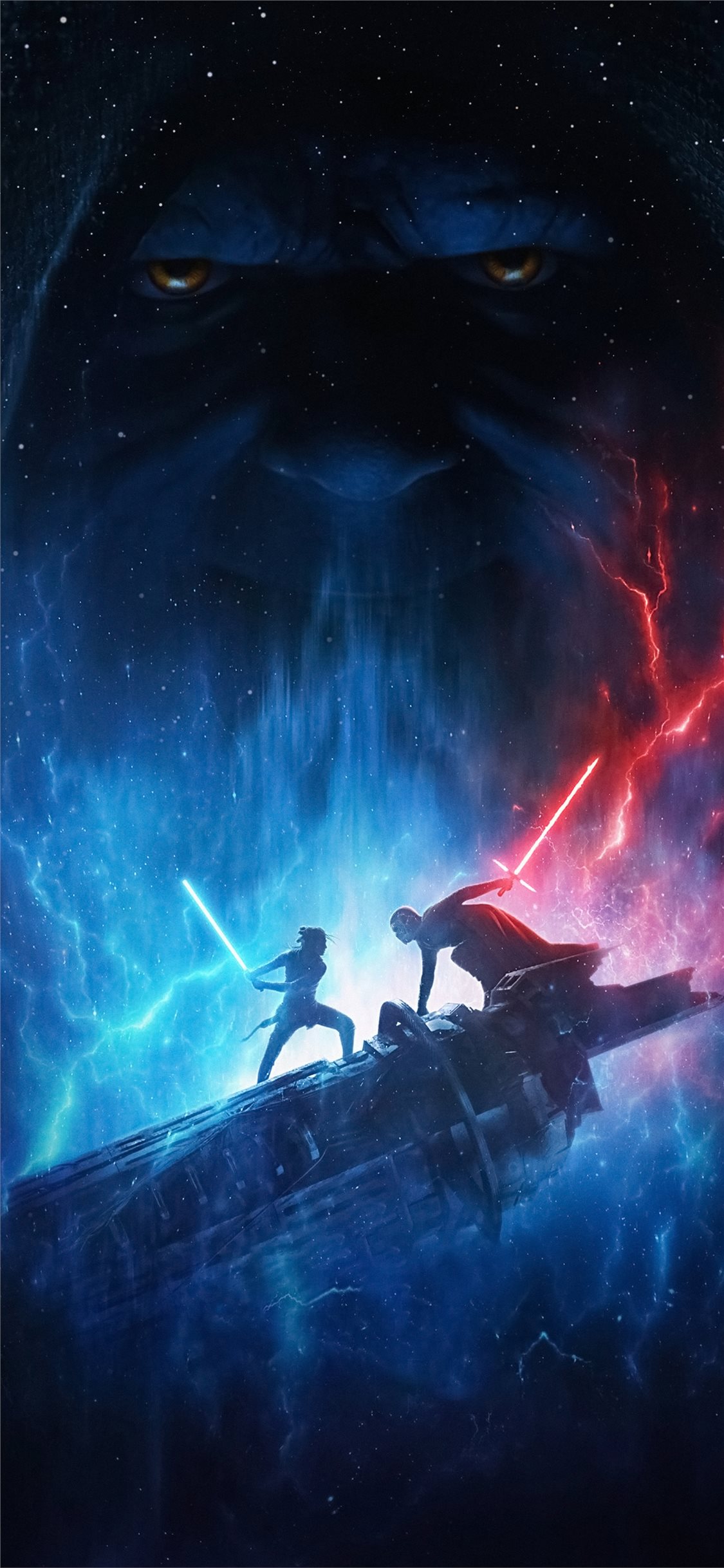 star wars the rise of skywalker 2019 4k iPhone X Wallpapers Free Download