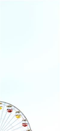 black ferris wheel under clear skies wallpaper