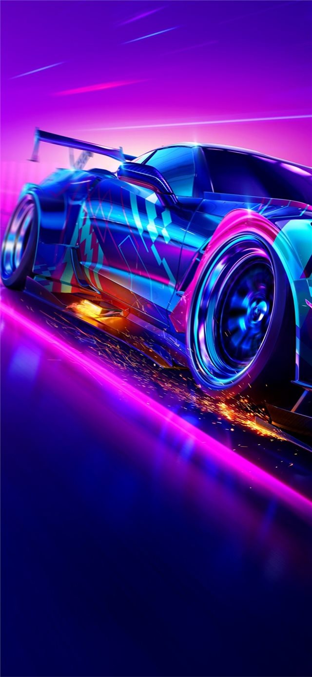 1125x2436 need for speed heat 2019 4k -  iPhone X Wallpaper